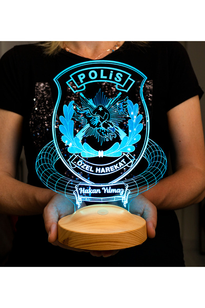 SEVGİLAMBASI Polis Özel Harekat Gece Lambası,Emniyet Mensuplarına Hediye, Kiş...