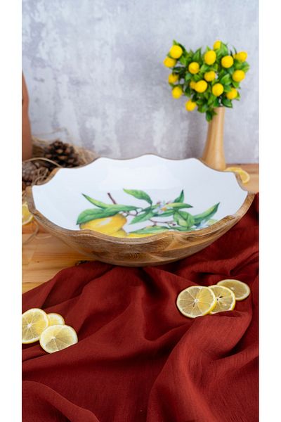 Bambum Deep Bowl Kangaroo Lemon