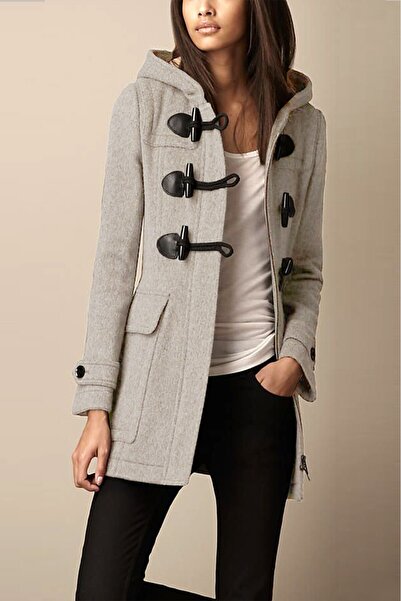 Sacrosa sc03rsKaşmir Kaşe Kadın Kaban Kışlık