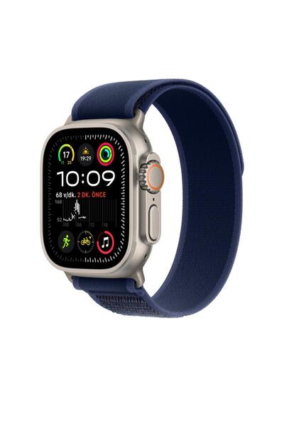 UnDePlus Apple Watch 44/45/46/49mm Kordon Çırt Çırt Naylon Band 77 2/3/4/5/6/...
