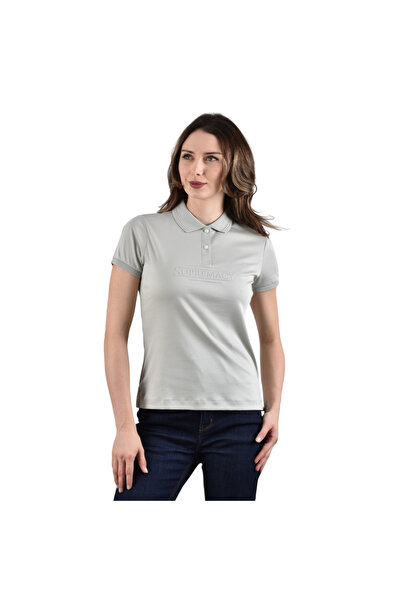 Giordano Women's Slim Fit Embroidery Bold Polo (Liquid Touch)