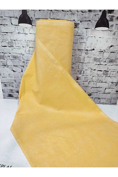 Soft Colours Yellow Ranforce Meter Fabric Duvet Cover - Bed Sheet