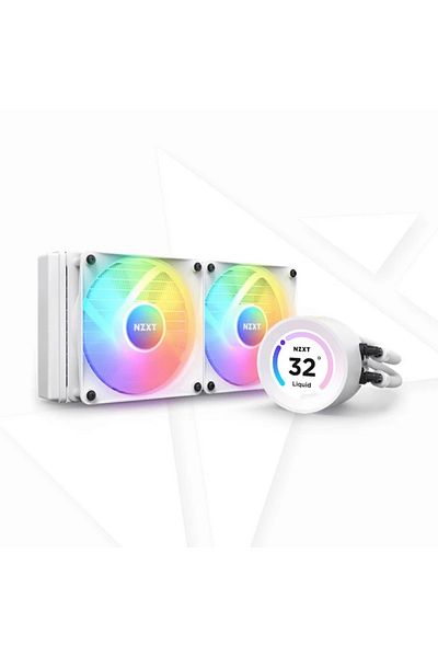 Nzxt Elite 240mm RGB AIO Display 60 Hz White