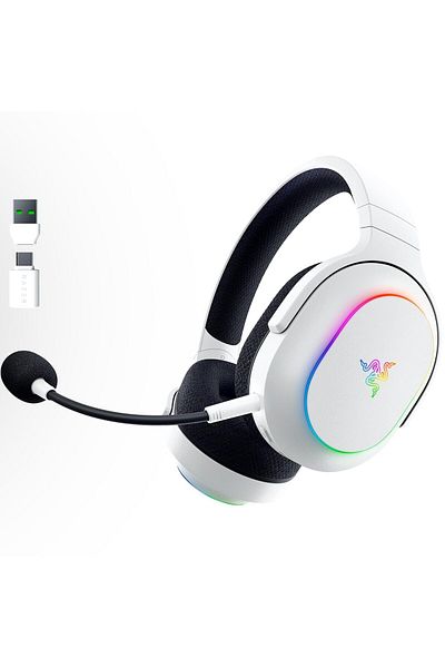 RAZER Barracuda X Chroma Wireless Gaming Headset/RGB/70 Hr Battery/PC Mac, PS5, Switch, Smartphone White