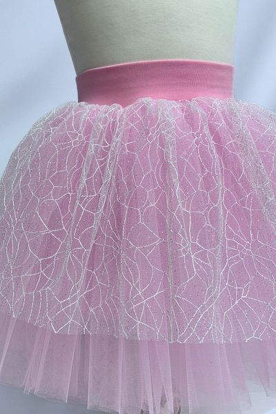 LULLY KİDS Lully Kids Girl's Spider Tulle Detailed Tutu Skirt