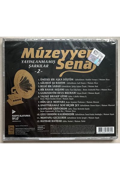 Plakevi İzmir Müzeyyen Senar Unreleased Songs 2 Cd (Original Period Edition Cd in Gelatin)