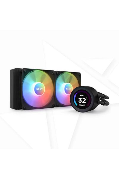 Nzxt Elite 240mm RGB AIO Display 60 Hz Black