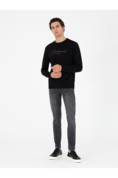 Cacharel Koyu Antrasit Slim Fit Jean Pantolon 50284459-VR169
