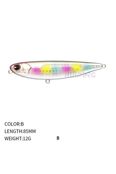 Bozok balıkçılık SU ÜSTÜ MAKET BALIK , SU ÜSTÜ RAPALA ,( 8,5 CM 11 GRAM )