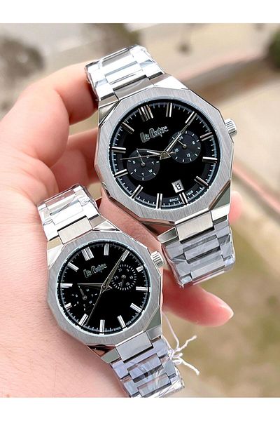 Lee Cooper Couple Wrist Watch with Dial Function for Couples and Valentines - Cft08018.350