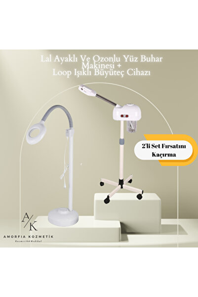 Lusso Cosmetics Ozonlu Buhar Mekinesi + Loop Işıklı Büyüteç