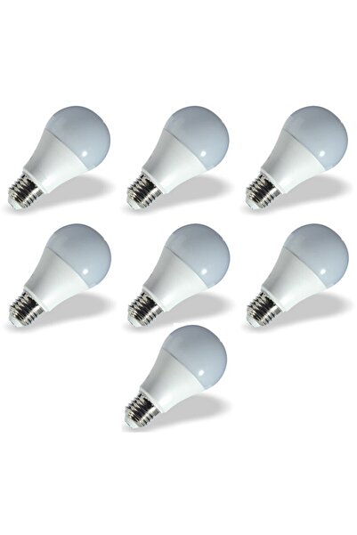 Global 7 Adet 9,5w 3000K Günşığı Led A60 Ampul KES170