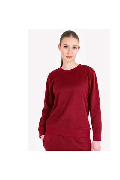 Lescon Women's Red Sweatshirt 23n-2217 23n-2102 23ntbb002217