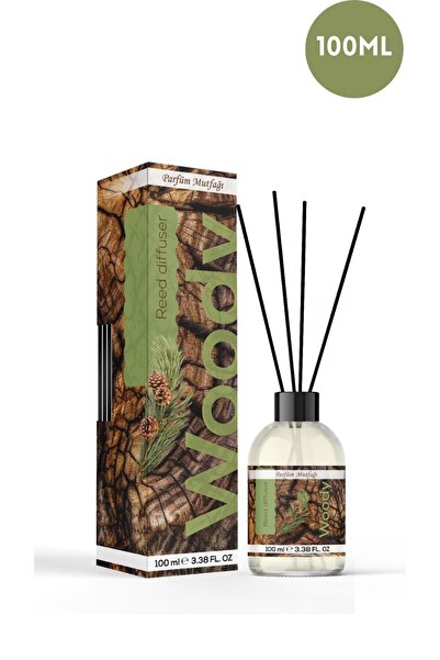 parfüm mutfağı Woody Bambu Çubuklu Ortam Kokusu Aparat Hediyeli 100ml