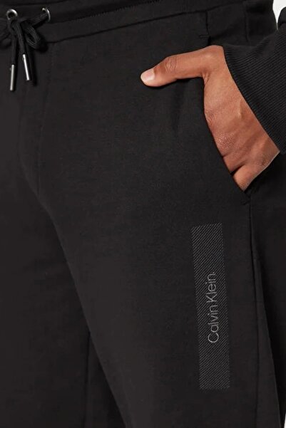 Calvin Klein Erkek Siyah Regular Fit Eşofman Altı