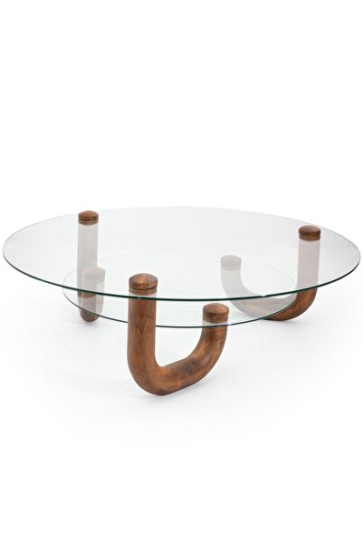 ReHome Elle Orta Sehpa | Cam Sehpa | Tasarım Sehpa