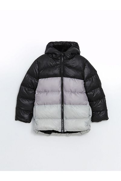 LC Waikiki LCW Kids Boy's Puffer Jacket with Hood
