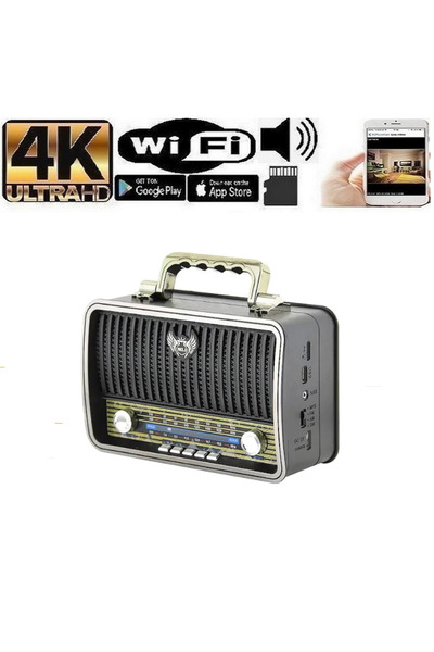 kamera online 4k Radyo Gizli Wifi Kamera Kesintisiz Canlı Izleme Ve Kayıt