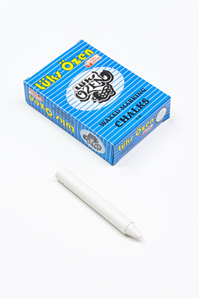 Lüks Özen Mumlu Işaretleme Tebeşiri - Deri & Kumaş & Mobilya Kalemi - 12 Adet