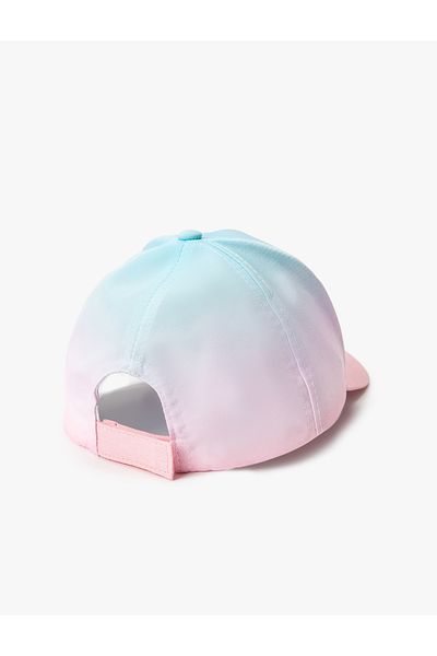 Koton Tie-Dye Patterned Cap Hat - Sequin-Sequin Embroidered