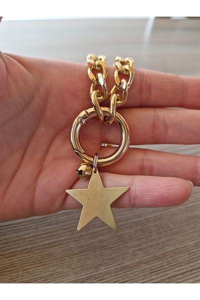 ZOBS Cat Collar Charm Chain with Bell for Kittens and Big Cats
