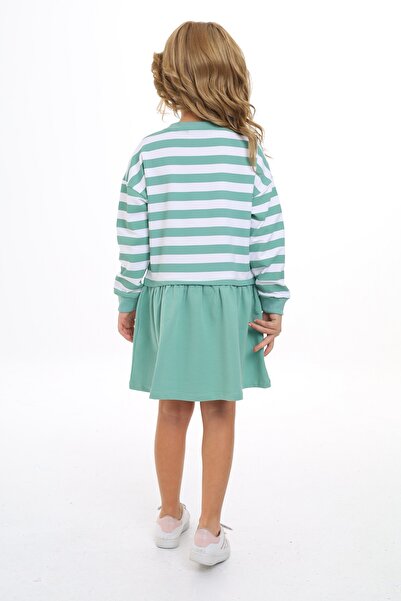 Toontoy Φόρεμα με ριγέ λαιμόκοψη για κορίτσια