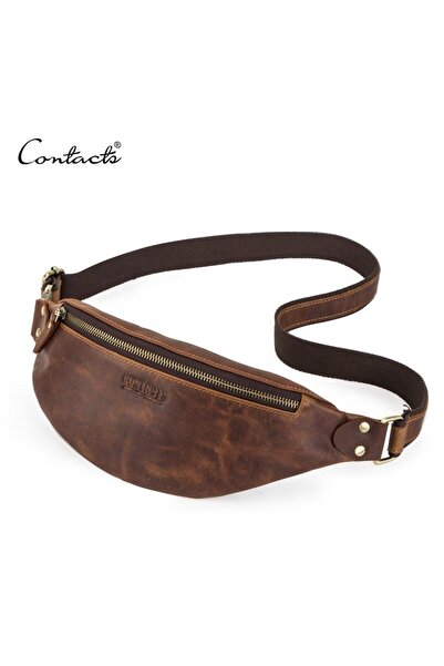 Contact’S Contacts Pervalle - Genuine Natural Leather Vintage Waist Bag
