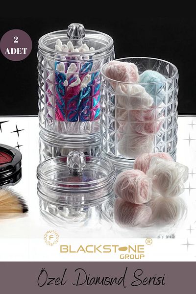 F BLACKSTONE Special Series 2-Pece - Βαμβακερό Organizer μακιγιάζ με κάλυμμα κυλίνδρου