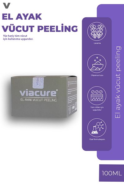 Viacure Hand Foot Body Exfoliating 100ml-skin Care