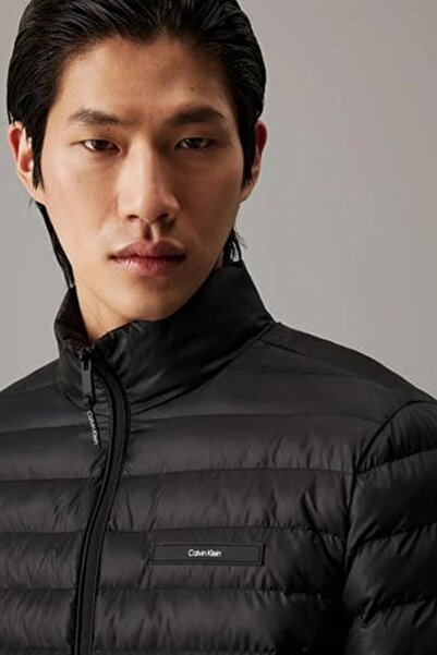 Calvin Klein Men's Black Zippered Jacket