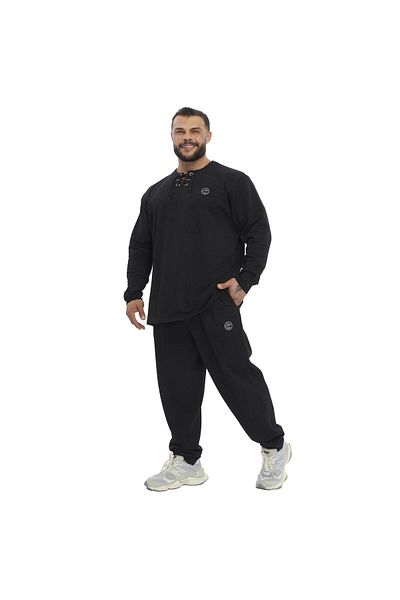 BGSM Oversize Lace-Up Winter Sweatshirt Bgsm 4741