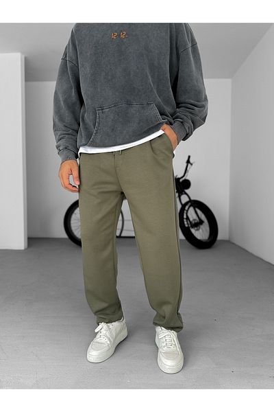 BYBASICMAN Ers- Model Khaki Straight Leg Tracksuit