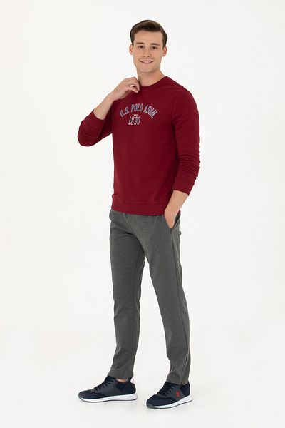 U.S. Polo Assn. Pantaloni de sport pentru bărbați, antracit Melange
