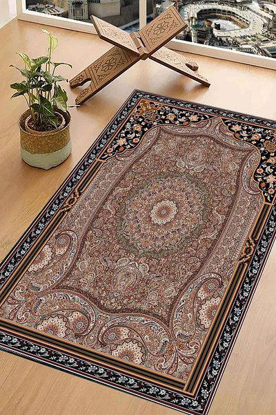 Carmine Carpet Ψηφιακή τυπωμένη αντιολισθητική βάση προσευχής