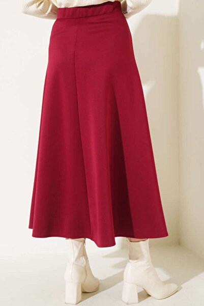 VOLT CLOTHİNG Women's Long Scuba Skirt