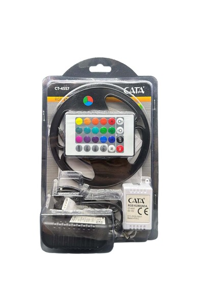 Cata Şerit Led RGB Tak Kullan 5mt Cata CT-4557