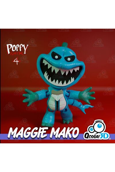 Giftbox3d مجسم POPPY PLAYTIME MAGGIE MAKO متحرك 15 سم