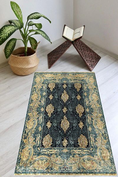 Carmine Carpet Ψηφιακή τυπωμένη αντιολισθητική βάση προσευχής