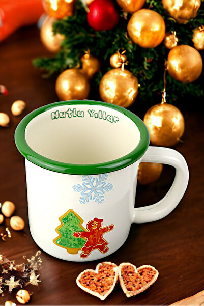 İnci Emaye 270ml Enameled Espresso and Turkish Coffee Cup - Mug Cup Camp Camping Mug, Christmas Gift New Year