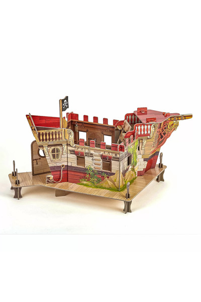 Papo Figurina Puzzle 3d Corabie Pirati