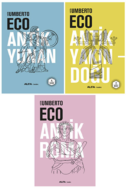 Alfa Yayınları Antik Yunan - Antik Yakındoğu - Antik Roma 3 Kitap Set Umberto...