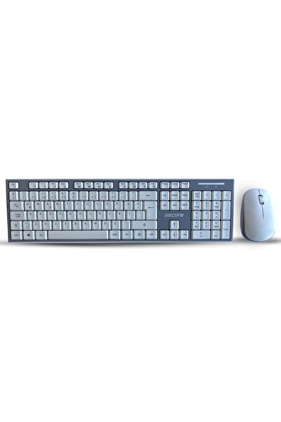 SECLIFE SKM-663 Q Beyaz Kablosuz Multimedya Klavye Mouse Set