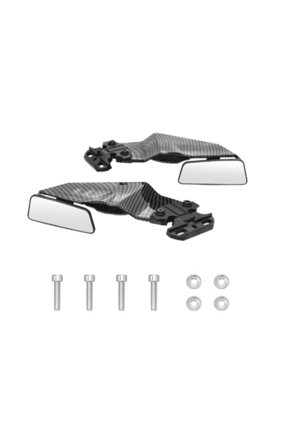 Yamaha Motosiklet Kanat Ayna Karbon 360° Dönebilen Ayna - Racing Motosiklet Ayna