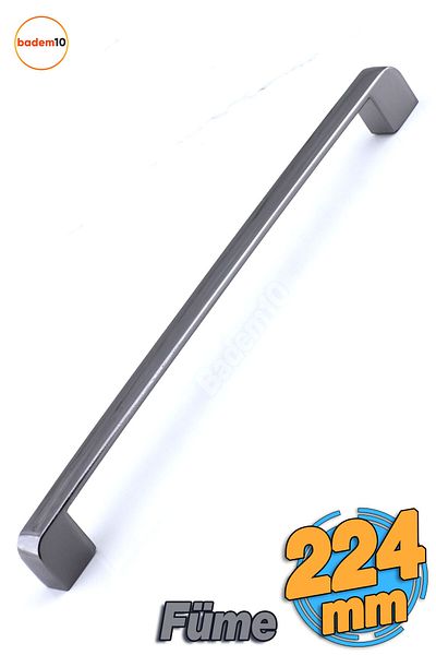 Badem10 Gölcük 224 Mm- (22,4 Cm) Mobilier afumat Sertar de bucătărie Dulap Ușă dulap Mâner metalic Mâner