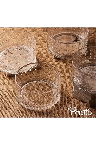 pırıltı home 4 عبوات زجاجية كبيرة الحجم للوجبات الخفيفة 460 مل