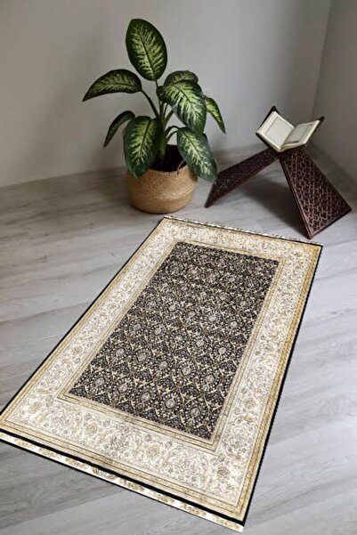 Carmine Carpet سجادة صلاة بقاعدة مطبوعة رقمية وقابلة للغسل وغير قابلة للانزلاق