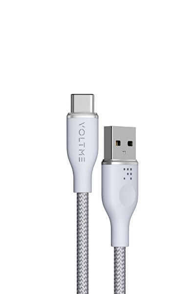 VOLTME C2044 Powerlink Rugg 60w Usb To Type-c Şarj Kablosu 1m 3a -gri