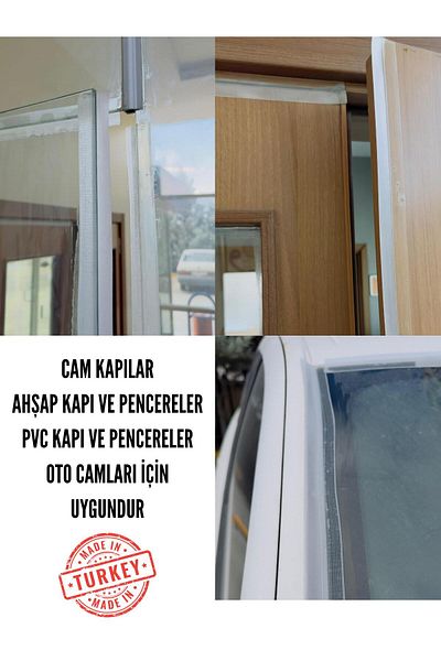 CONTACALL Anti-Sound and Cold Insulation Strip Anti-Wind Door Window Tape 5 Meters