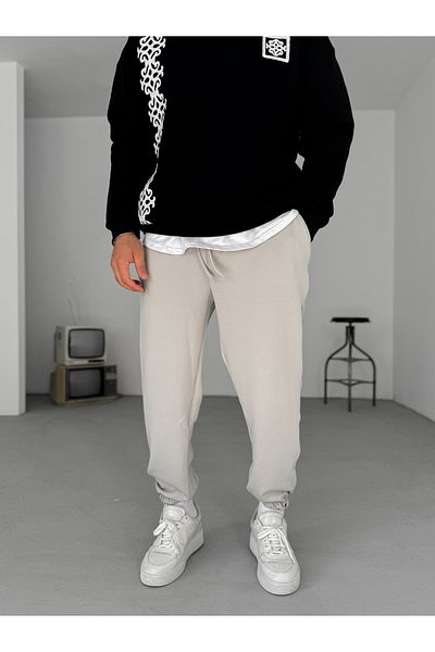 BYBASICMAN Gray Scuba Fabric Elastic Tracksuit B-3016