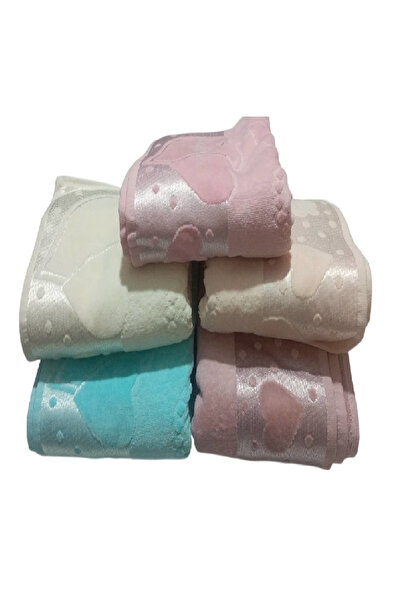 Kayra 6 Velvet Hand and Face Towels 50X90 cm